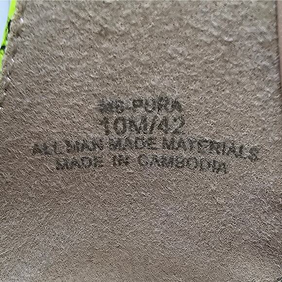 Mix No. 6 Highlighter Yellow Snakeskin Strappy Flat Sandals - US Women's… - Picture 5 of 5